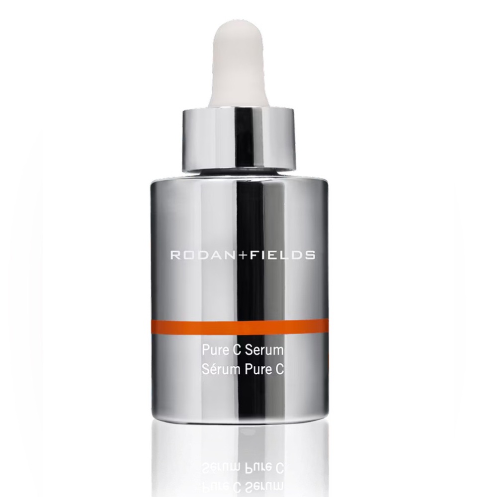 Rodan + Fields Pure C Serum - Silver Bottle with Orange Accent NIB 1 oz